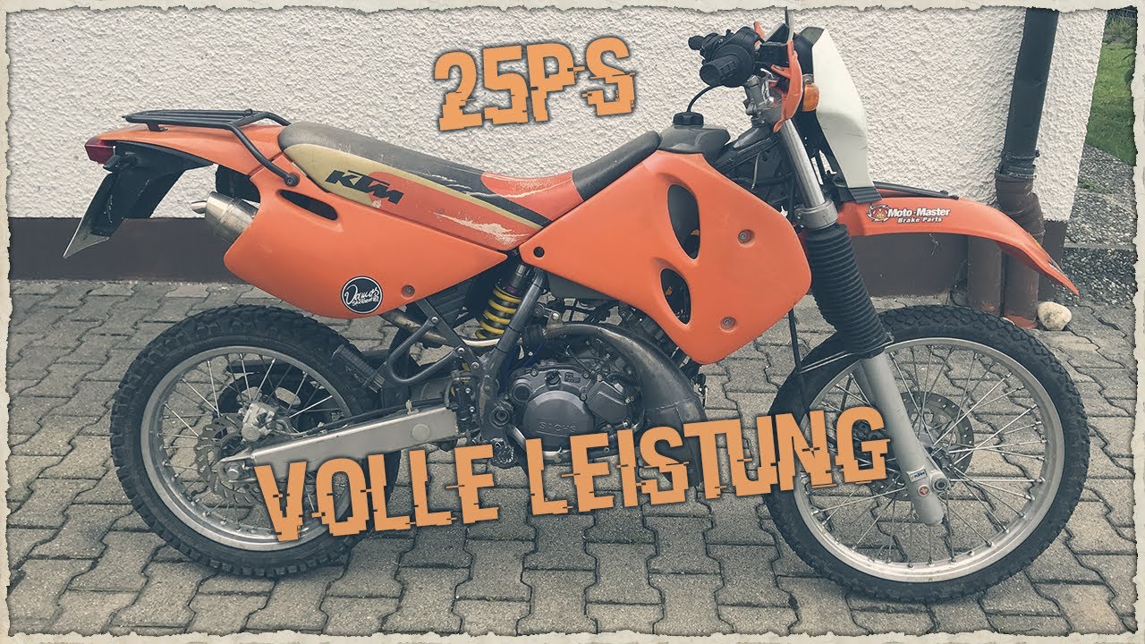 KTM LC2 125 entdrosseln - Yamaha DT 125 - Video anleitung
