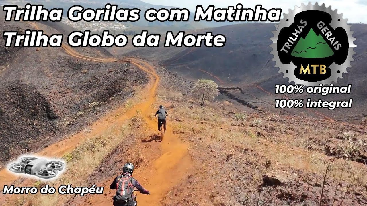 Morro do Chapéu: Gorilas com Matinha e New Globo da Morte. Testando os limites do follow-me do Drone