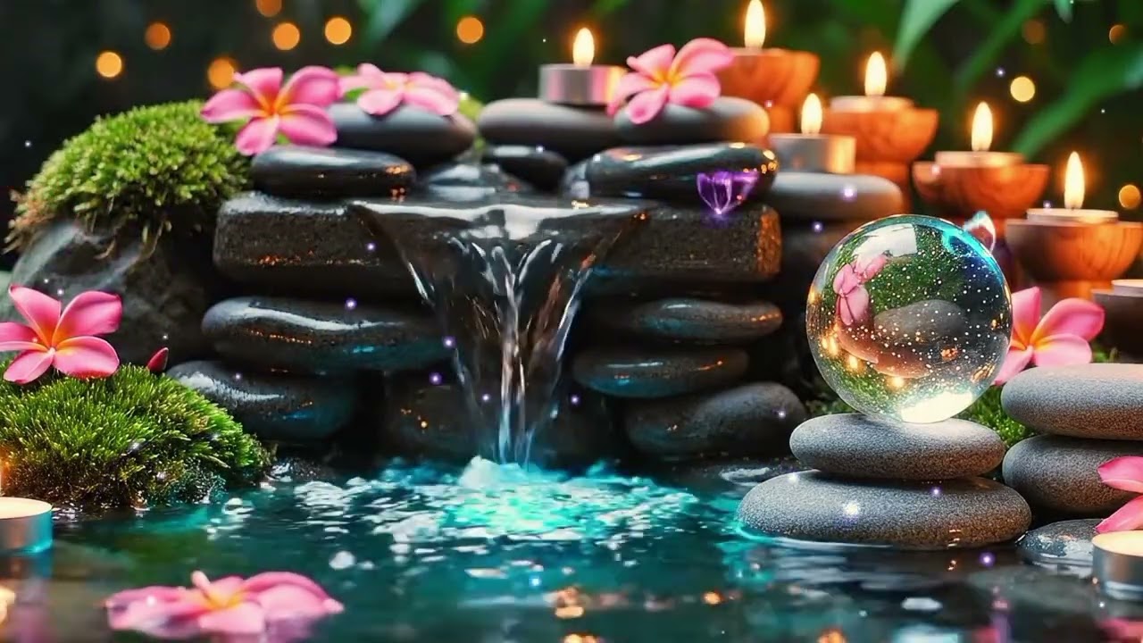 Deep Sleep Piano Music with Gentle Water Sounds | Anxiety Relief & Calm Night Ambience