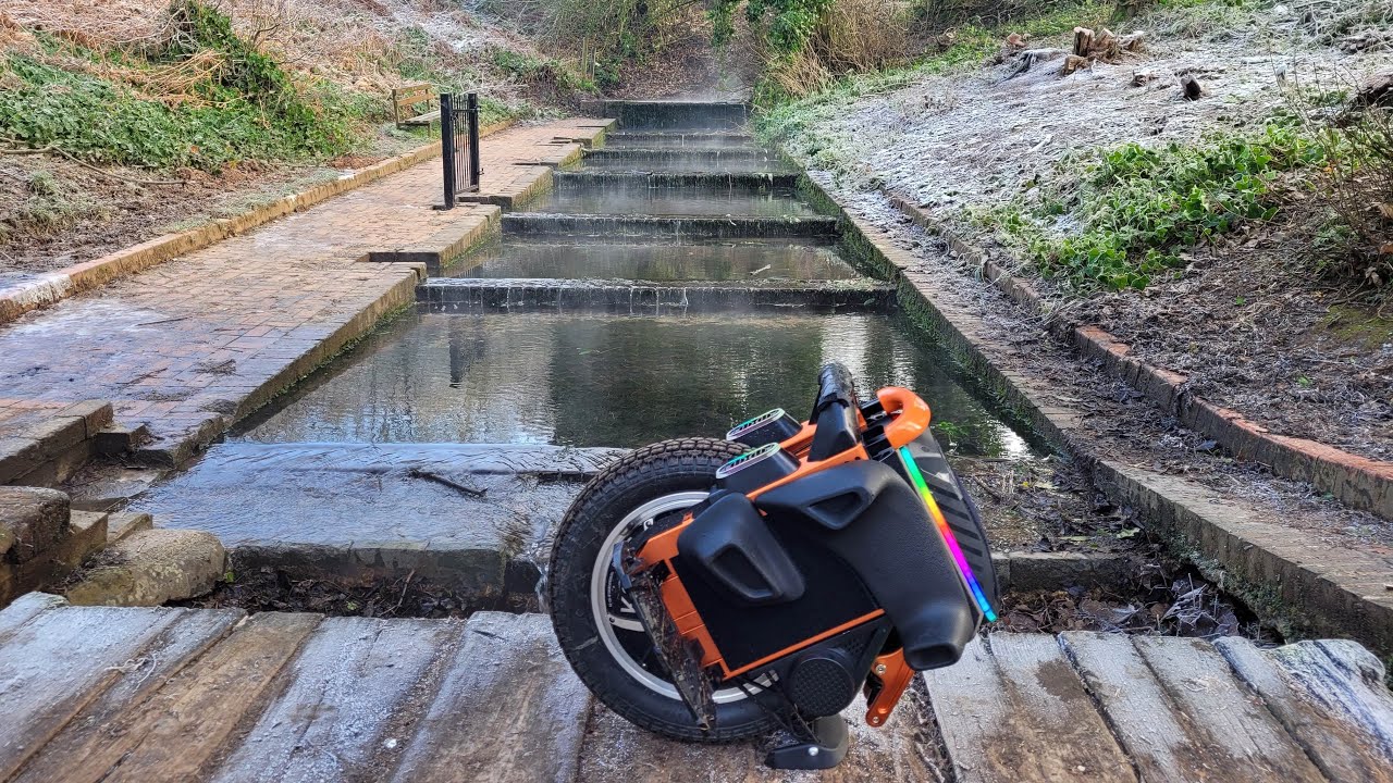 Kingsong S16 Pro Icy Frosty Epic ride out around the local Country Parks