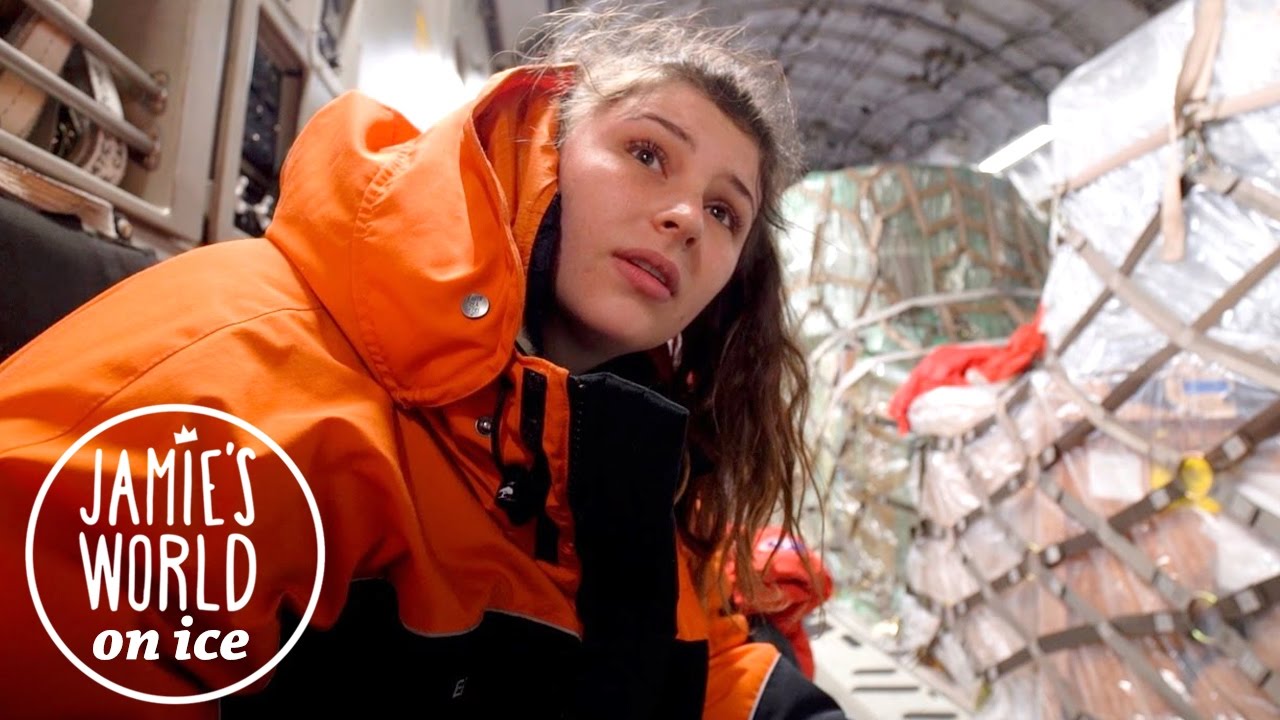 Flying to Antarctica in an Airforce Plane! Jamie's World on Ice | Episode 1