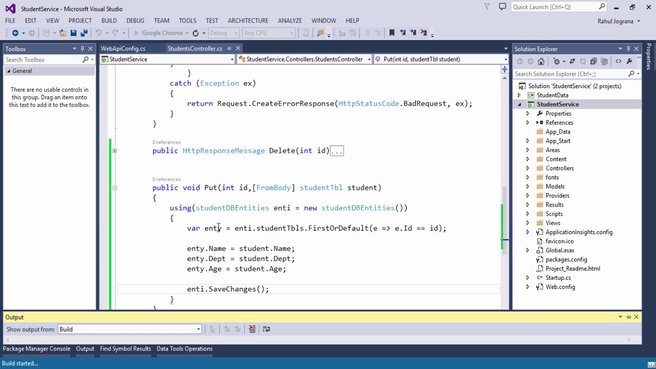 Part 9 Web API Put Method