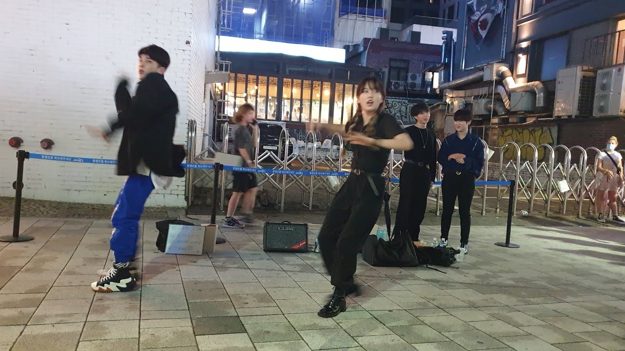 𝙇𝙞𝙫𝙚 20220814 Sun. YuKagawa#유카가와,HyoJin#김효진,ShinHwa#강신화 & ChanWook#이찬욱 Hongdae Busking 홍대 버스킹
