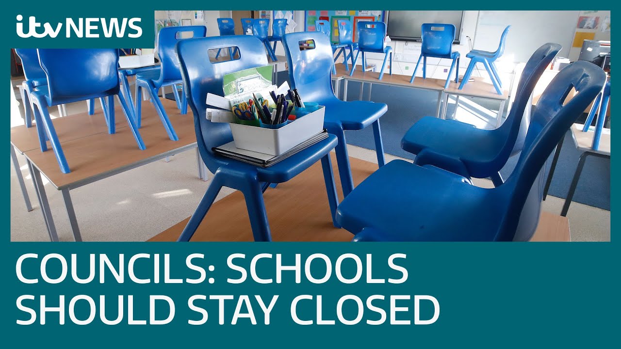 Councils advise schools to stay shut | ITV News
