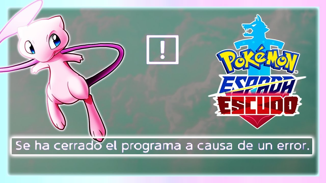 MEW CRASHEA el JUEGO en POKÉMON ESPADA y ESCUDO! TEN CUIDADO! ¿ESTÁ MAL PROGRAMADO MEW?
