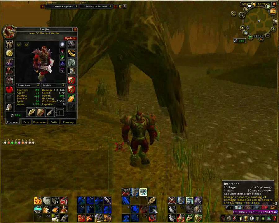 Warrior Profile for Wow using N52te, 2:3