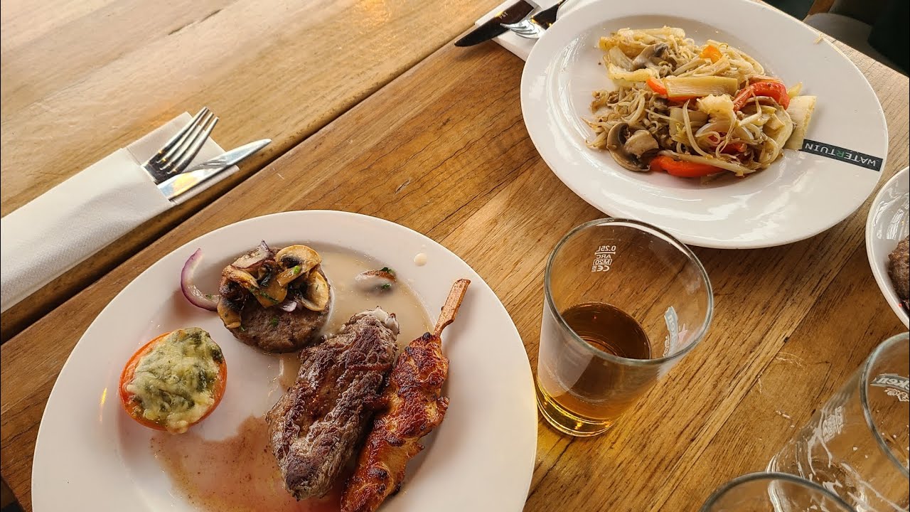 온실속에서의 화려한 저녁식사 Watertuin Naaldwijk 식사로그 🍻🥩🦐🌴 [2.4K 모바일] (네덜란드 연수)