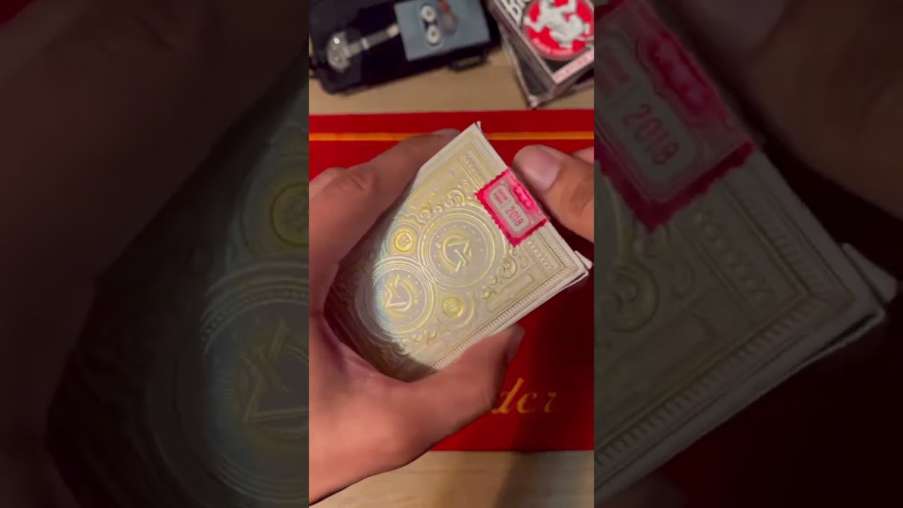 White Artisan Playing Cards by Theory11