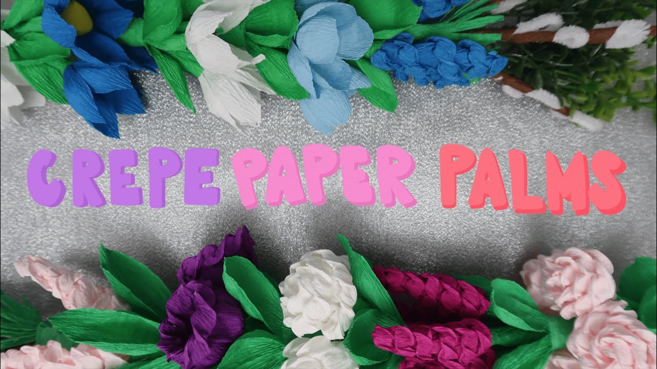 Crepe Paper Palms | Palmy Wielkanocne 2021