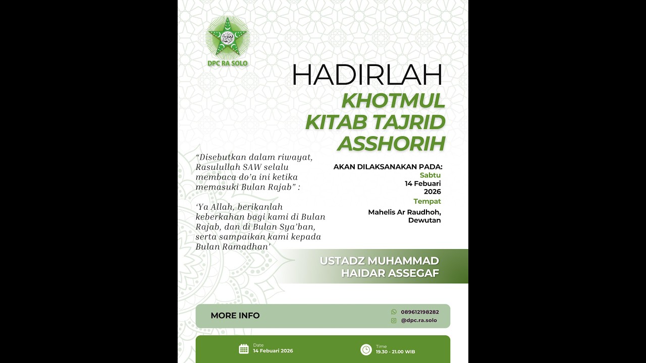 Khataman Tajrid As-Shorikh