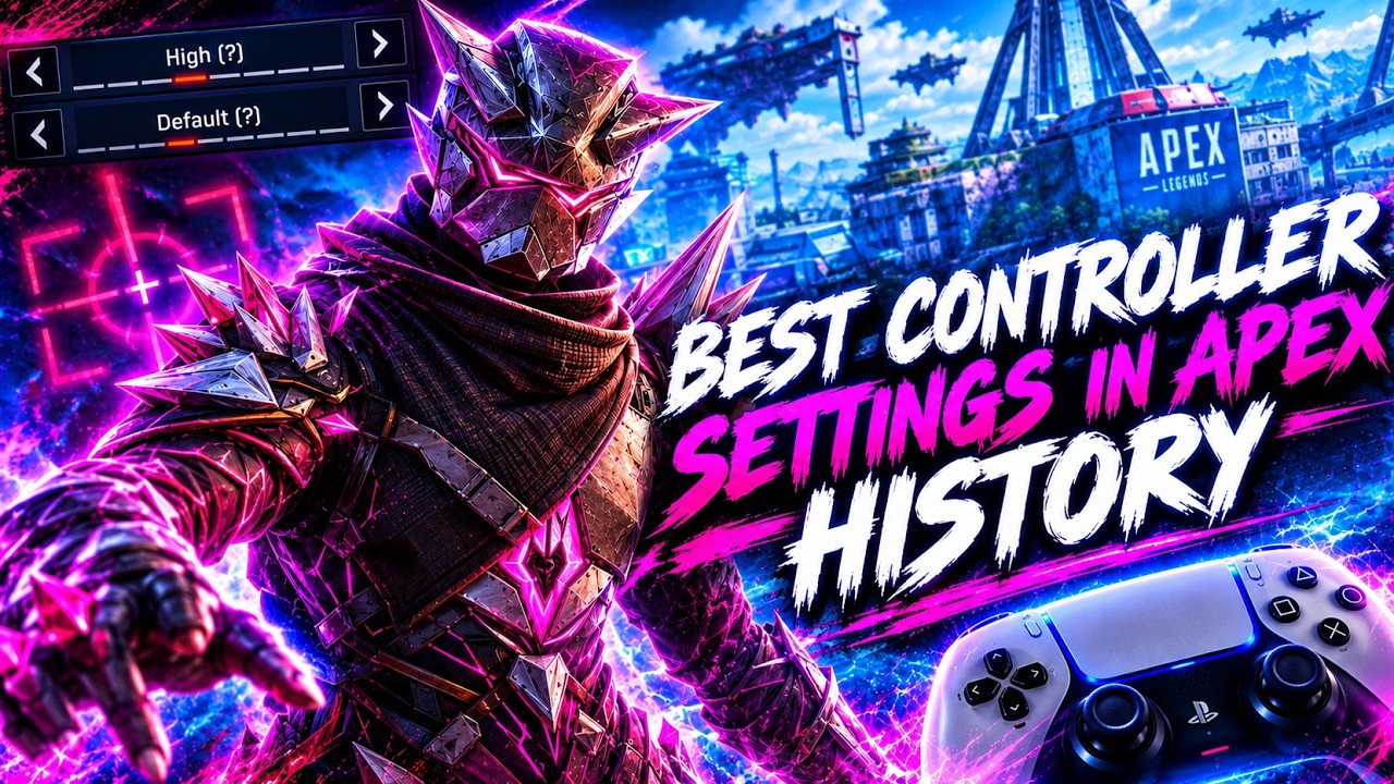 BEST CONTROLLER SETTINGS IN APEX HISTORY | SEASON 30 APEX LEGENDS