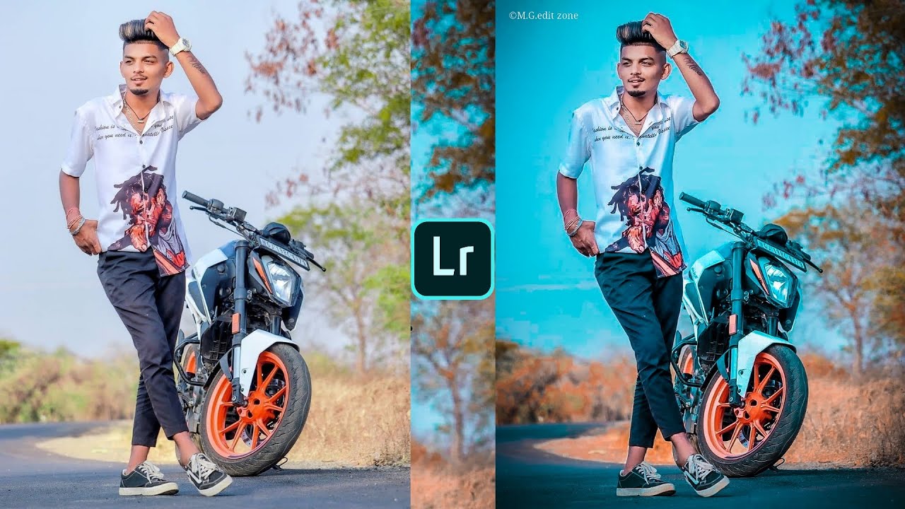 Lightroom photo editing||Blue and orange color effect lr editing tutorial||preset download free||