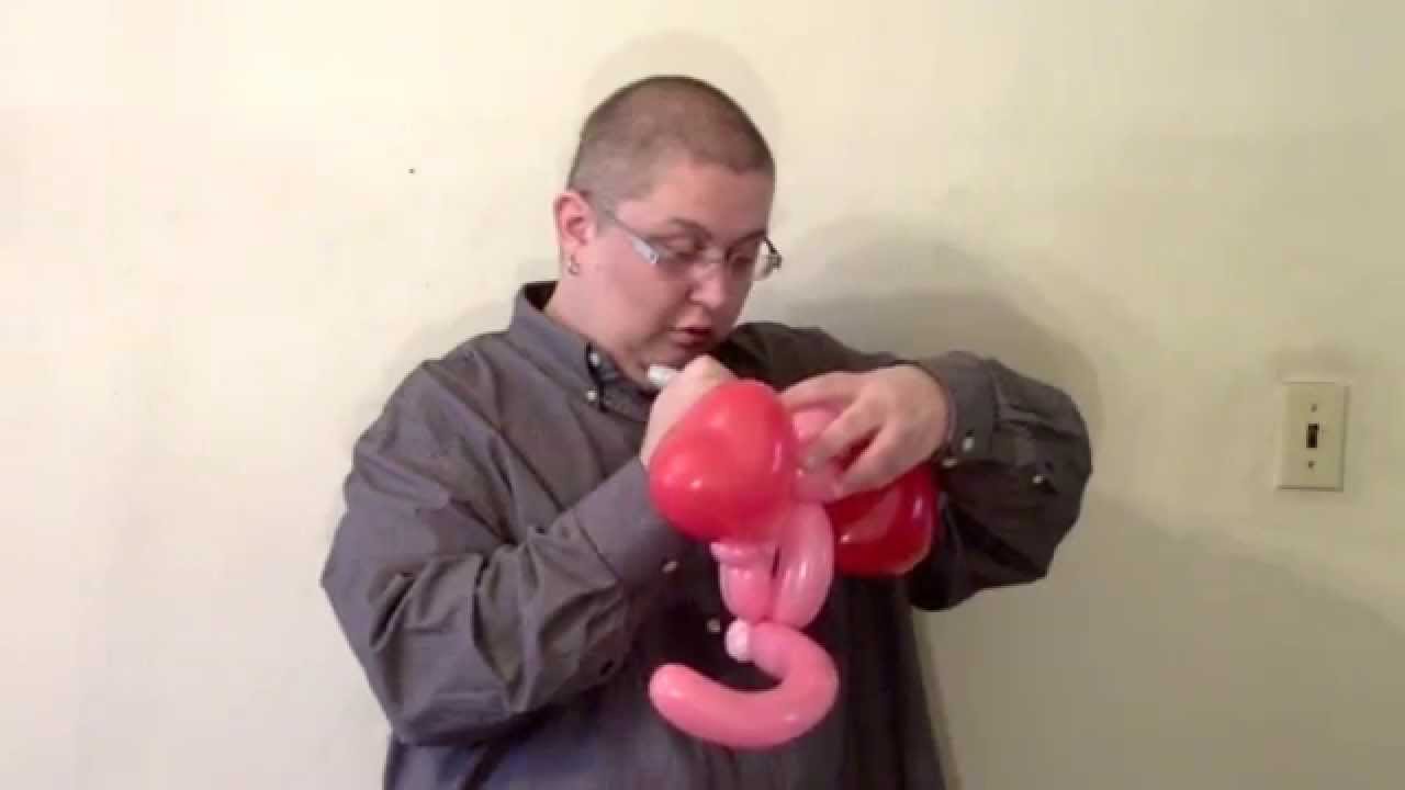 Valentine's Day Balloon Monkey | ChiTwist Chicago Balloon Twisting