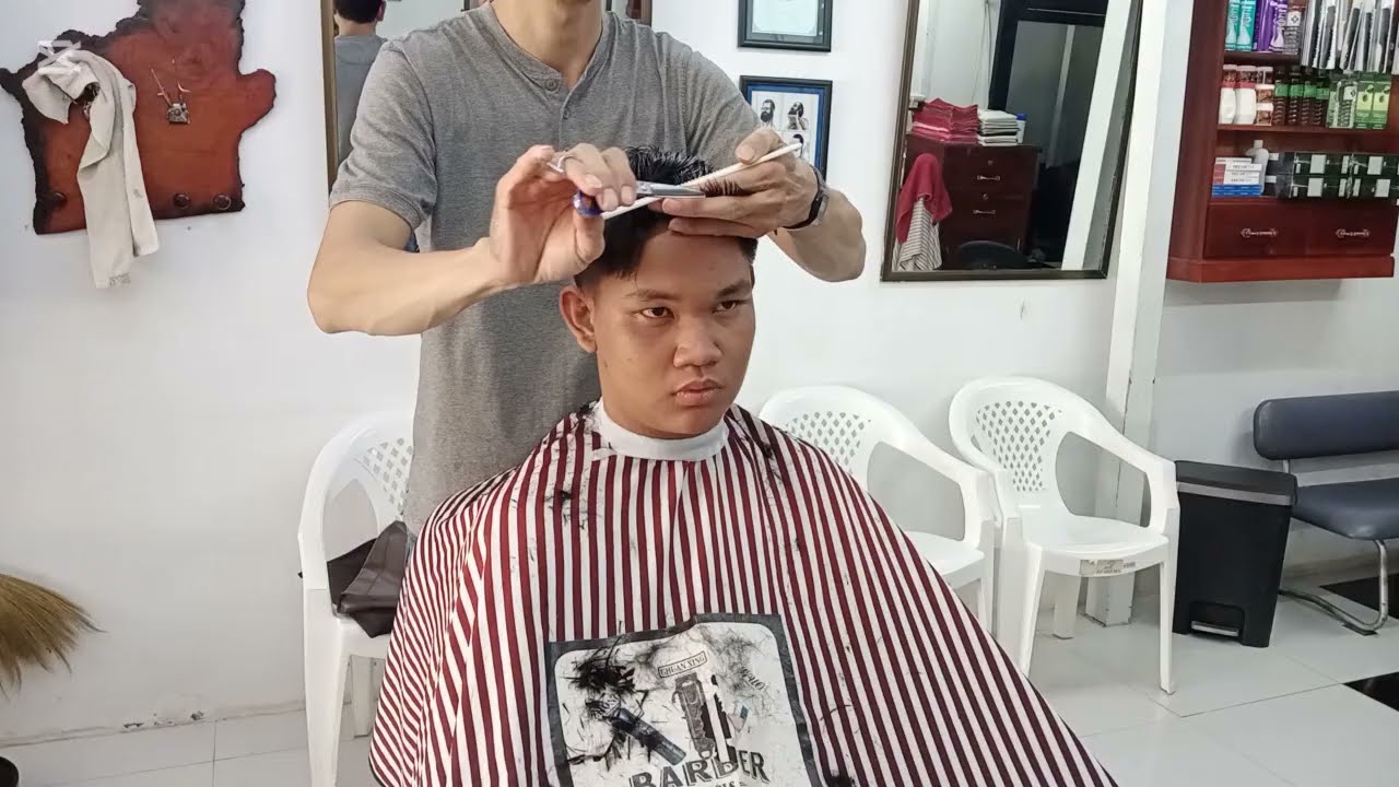 Old client come again 🥰🙏💈#skills #hairstyle #hair
