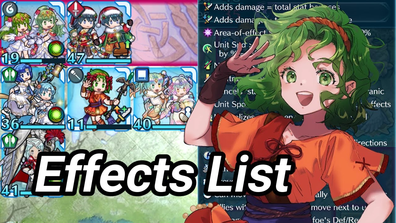 [FEH]Tina and 42 lines of effects