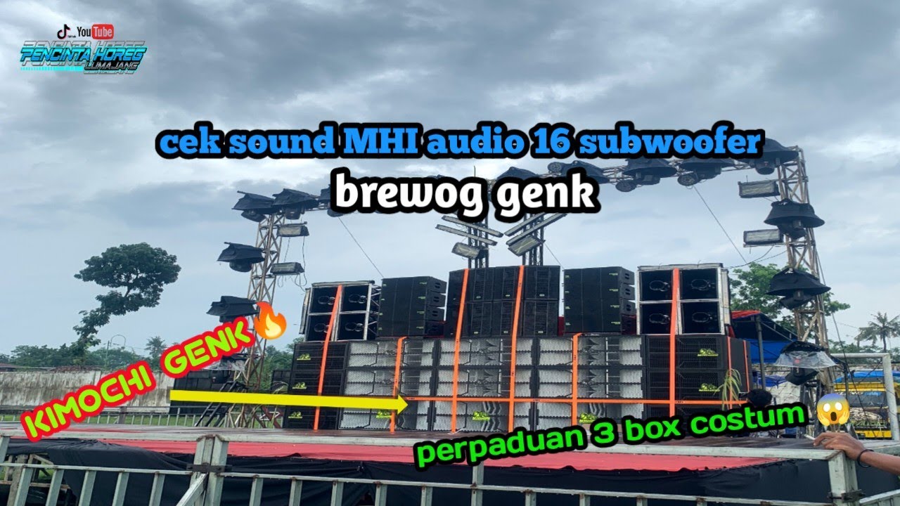 𝙈𝙃𝙄 𝙖𝙪𝙙𝙞𝙤  brewog genk cek sound 16 subwoofer 👍