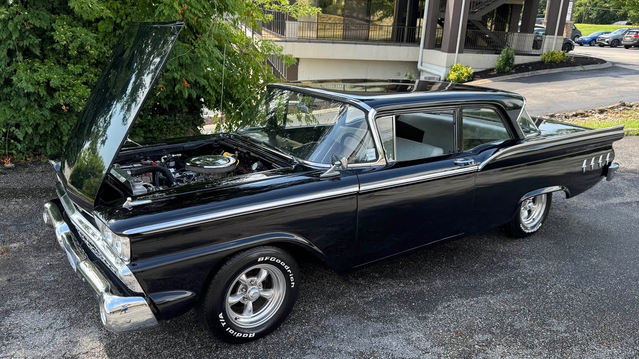 Test Drive 1959 Ford Custom 300 2 Door Sedan SOLD $19,900 Maple Motors #3173