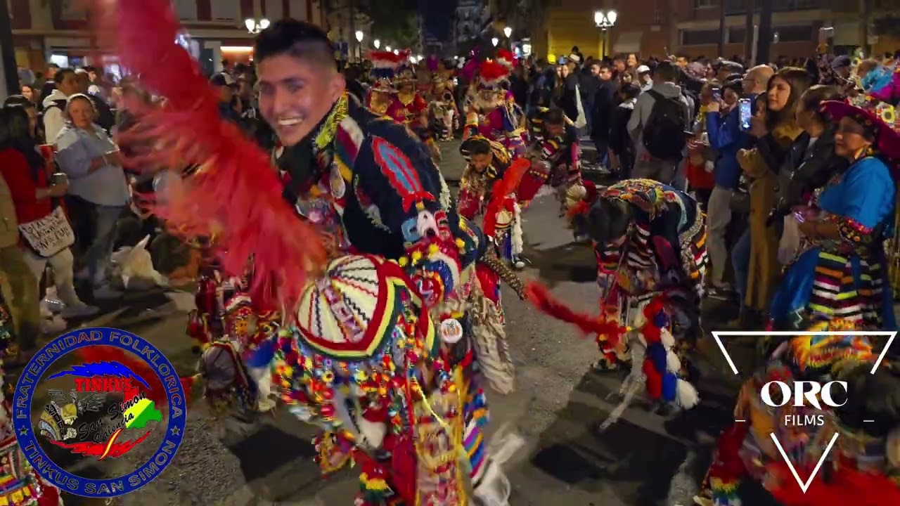 Carnaval Valencia 2024❤️💙Tinkus San Simon