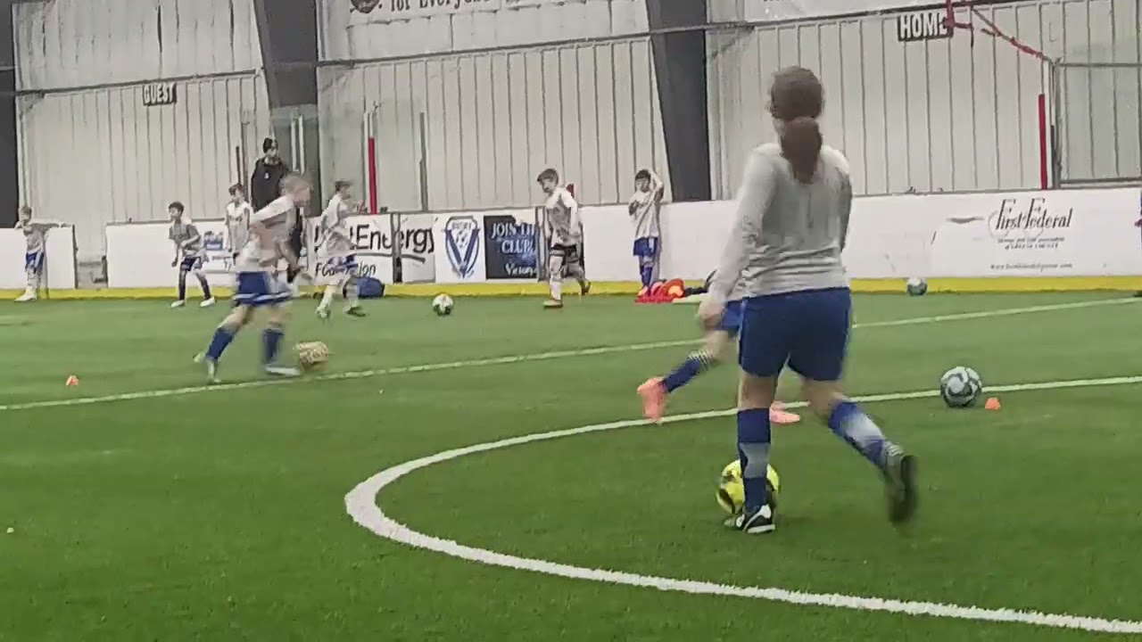 I am at Andrew's soccer practice