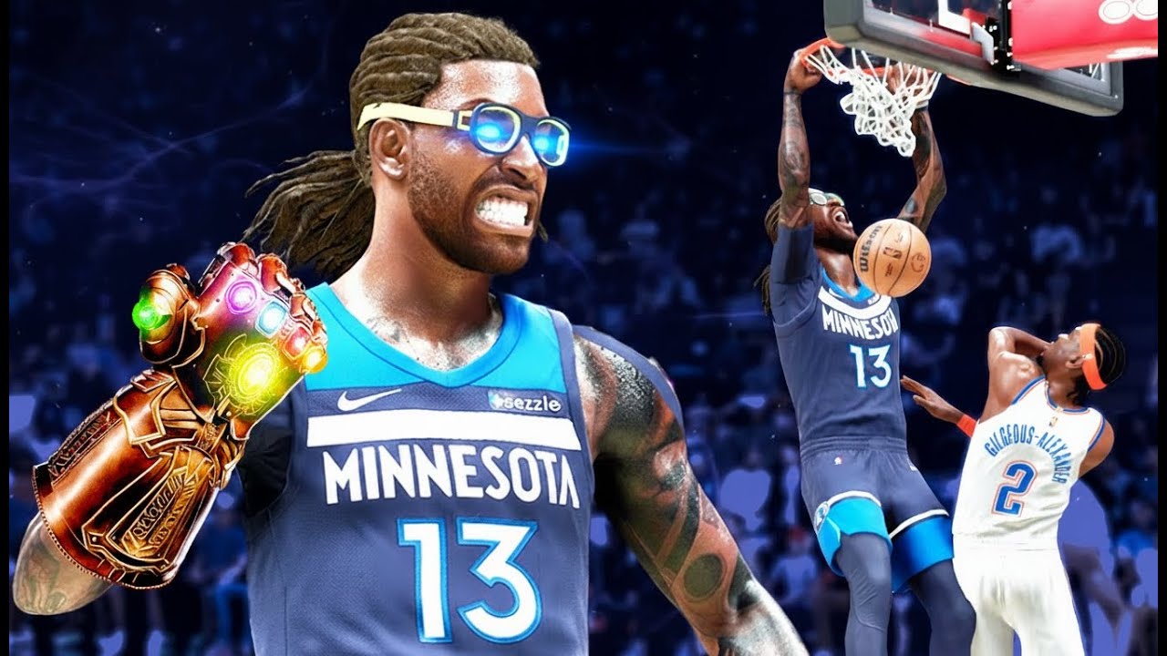 Thanos Poster Dunks MVP Shai in His Return to My Career! (NBA 2K)