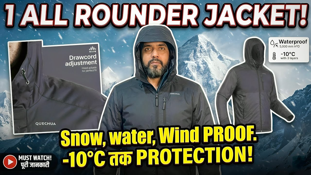 The Ultimate Winter Jacket? Decathlon Quechua Review & -15°C Snow Test at sinkhula top!