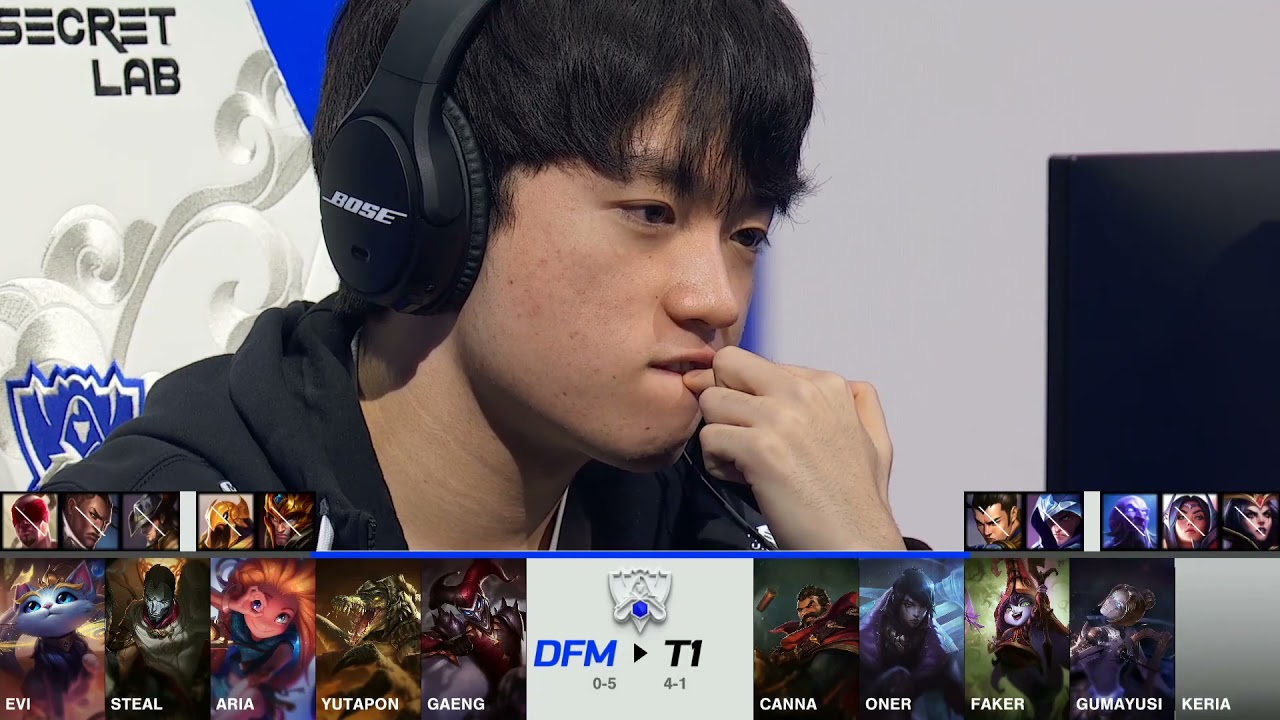 SKT's reaction when DFM picked Shaco