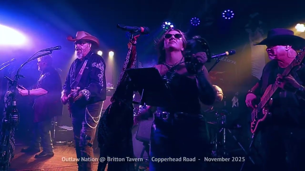 OUTLAW NATION  cover:  COPPERHEAD ROAD  at Britton Tavern