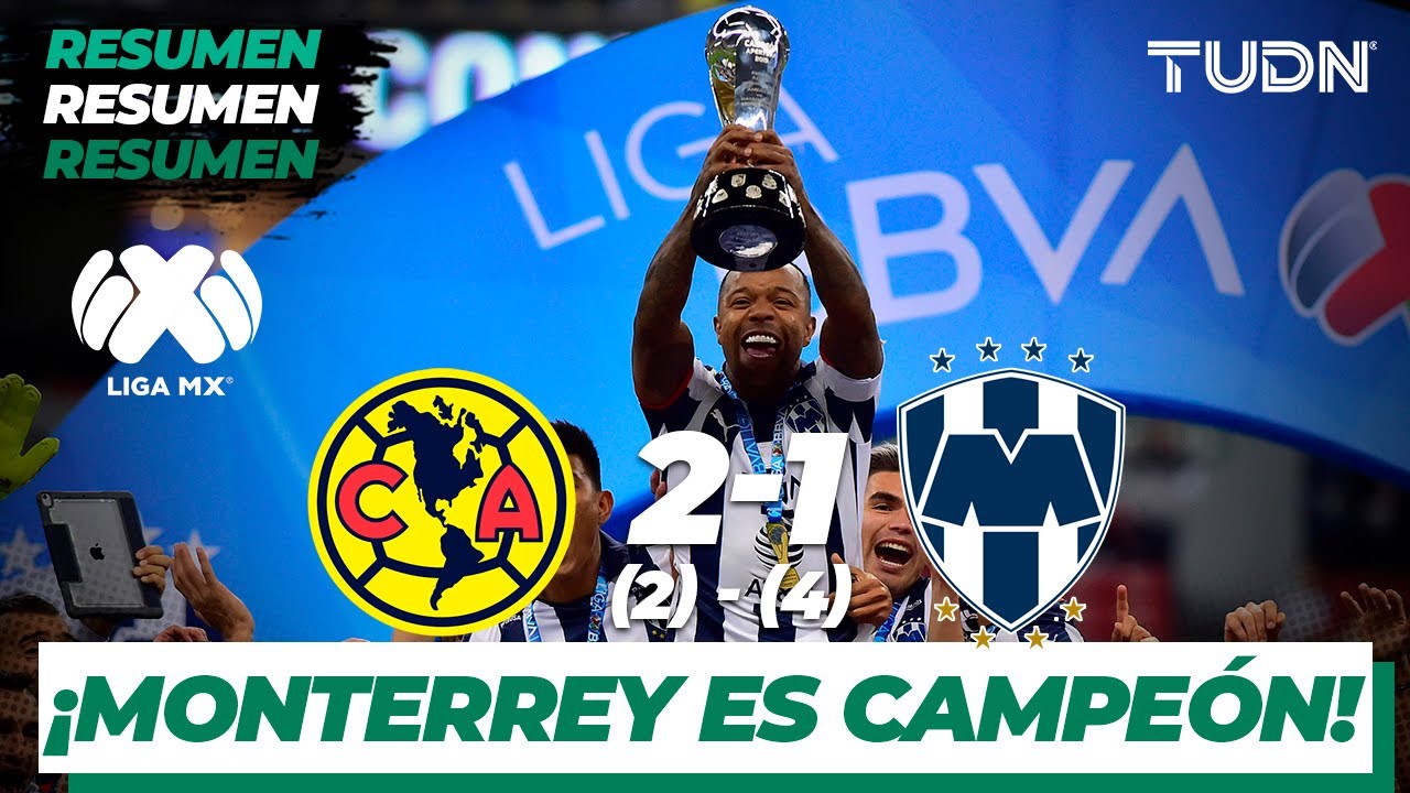 Resumen y goles | América 2 (2) - (4) 1 Monterrey | Final Vuelta - Liga MX  AP 19 | TUDN
