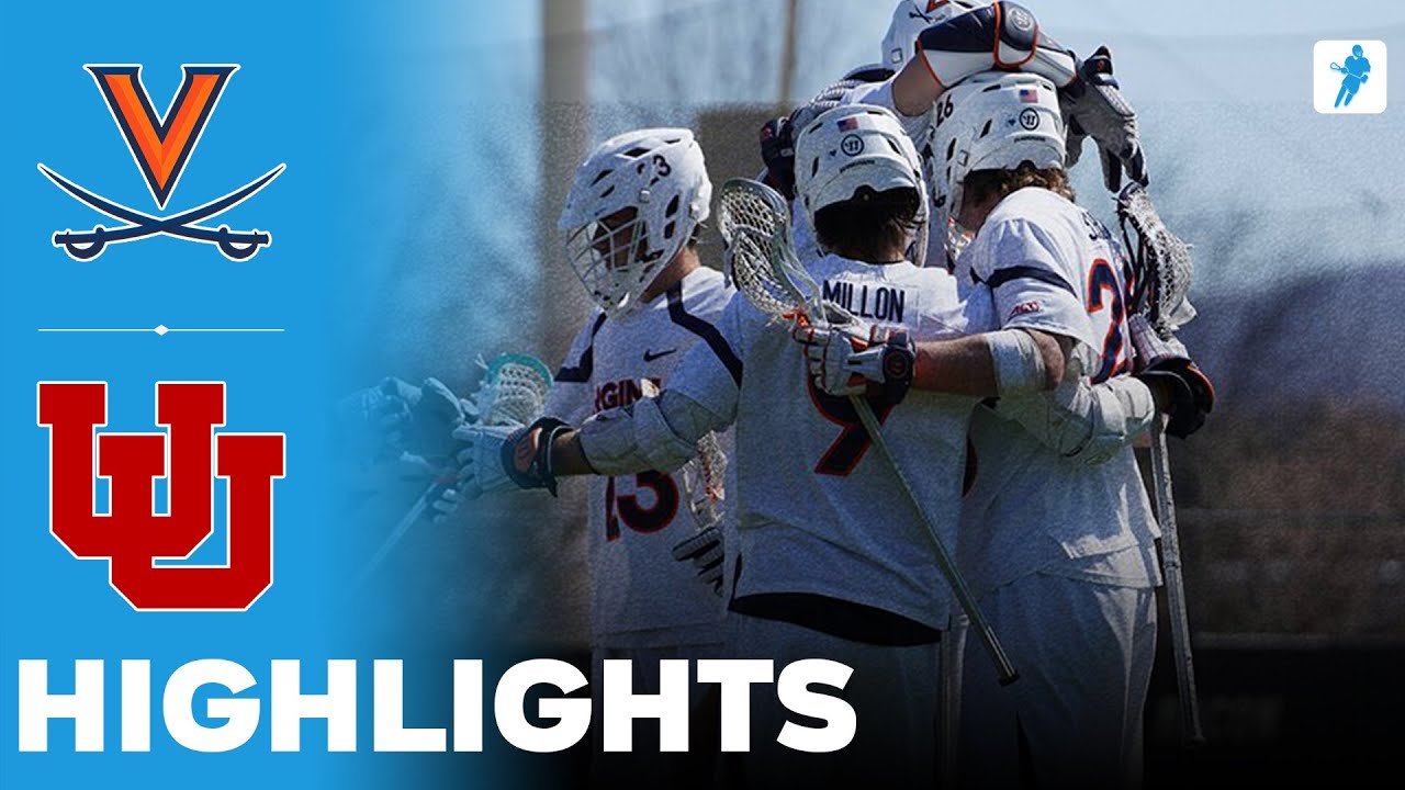 Virginia vs Utah | NCAA College Lacrosse | Highlights - March 22, 2025