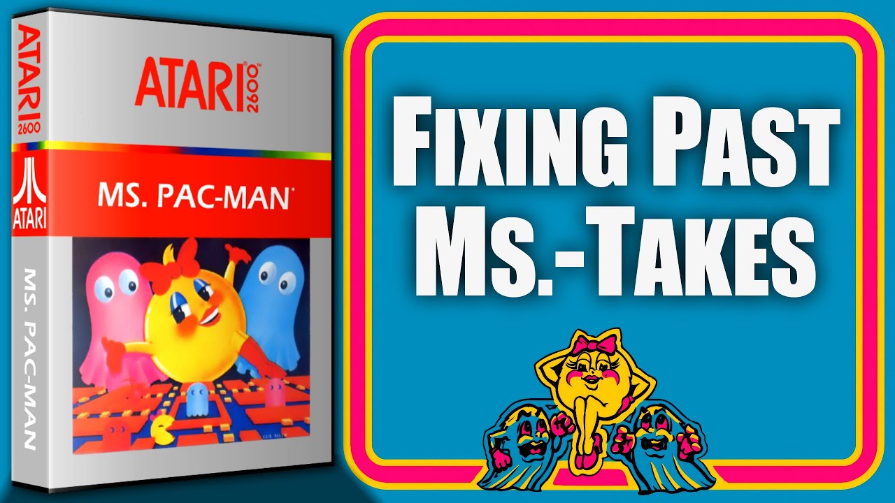 Atari's 1982 Ms. Pac-Man on 2600 | Setting Right What PAC-MAN Wrecked!