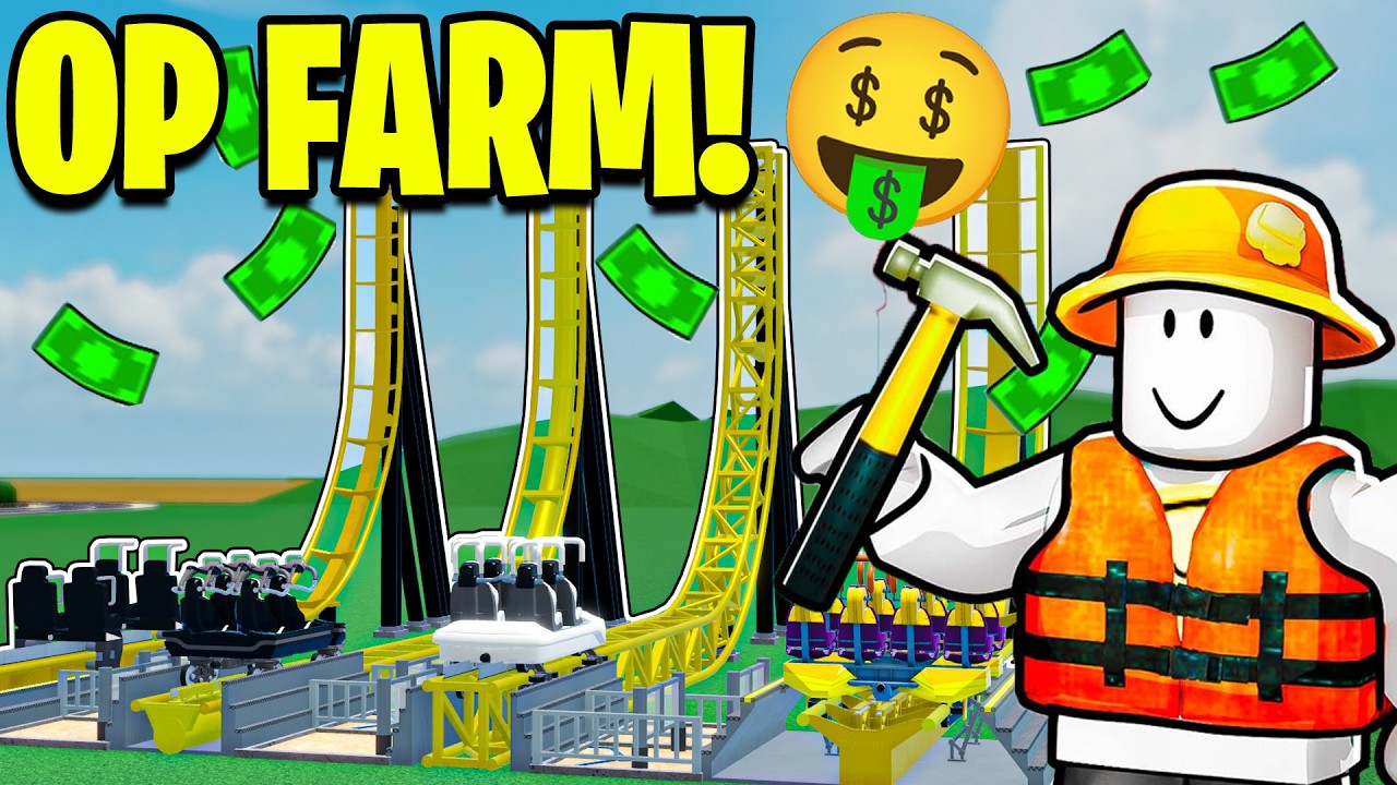 Spending $1,000,000 for Most OVERPOWERED Money Farm in Theme Park Tycoon 2!