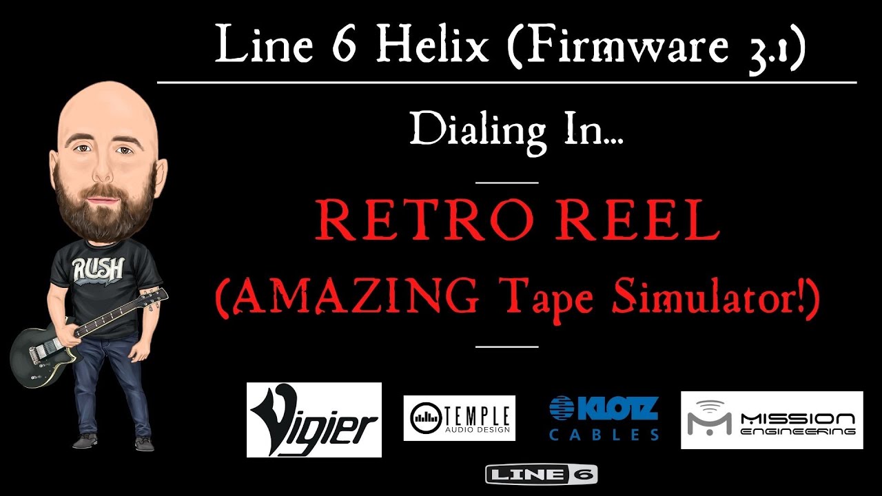 Line 6 Helix FIRMWARE 3.1 | Набираем... РЕТРО-КАТУШКА! (ПОТРЯСАЮЩИЙ симулятор ленты!)