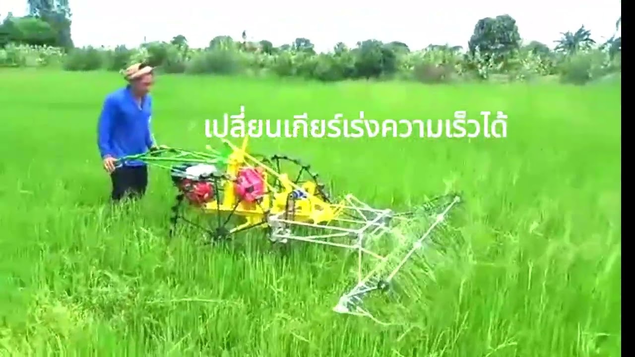 รถตัดใบข้าว ข้าวดีด รุ่นใหม่ล่าสุด