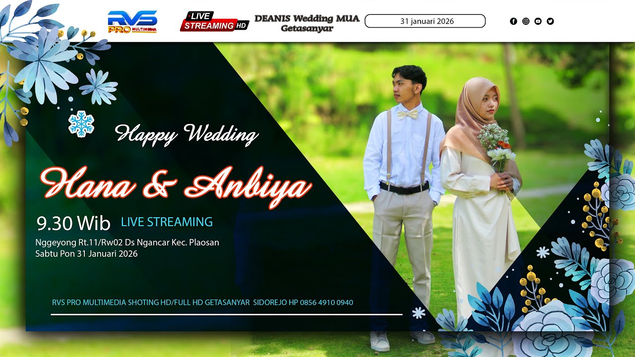 📢🔴KURNIA NADA MUSIK ** Pernikahan Hana 💓💘 Anbiya  ** HANDOKO AUDIO ** EDY JAYA PRO