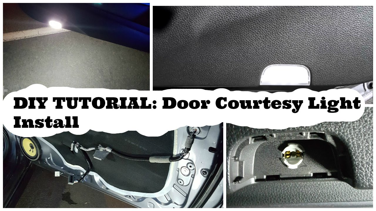 DIY Tutorial: Honda Accord Door Courtesy Light Install Part 1 of 2 - DiycarModz
