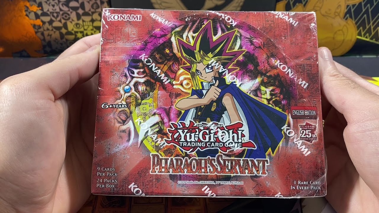 AMAZING PULLS!!!  Pharaoh’s Servant 25th Anniversary Booster Box Opening!