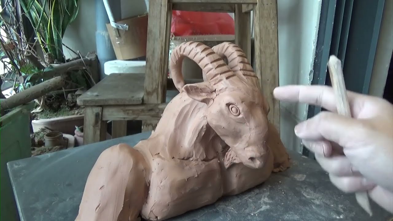 This Clay Goat Became a Whole Character Sculpting Animals Lesson