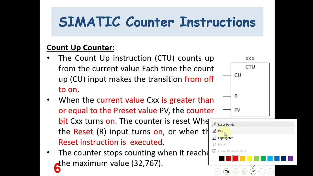 Lec 5 1 Counters of S7 200 PLC