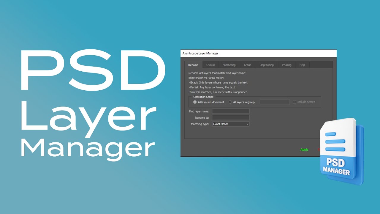 Organize Photoshop Layers with a $16 plugin (script) | Avantscape Layer Manager