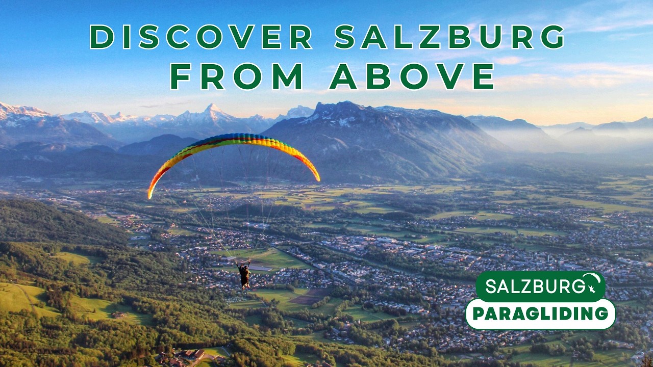 Salzburg Tandem Paragliding: City & Alps View (Gaisberg Mountain Top)