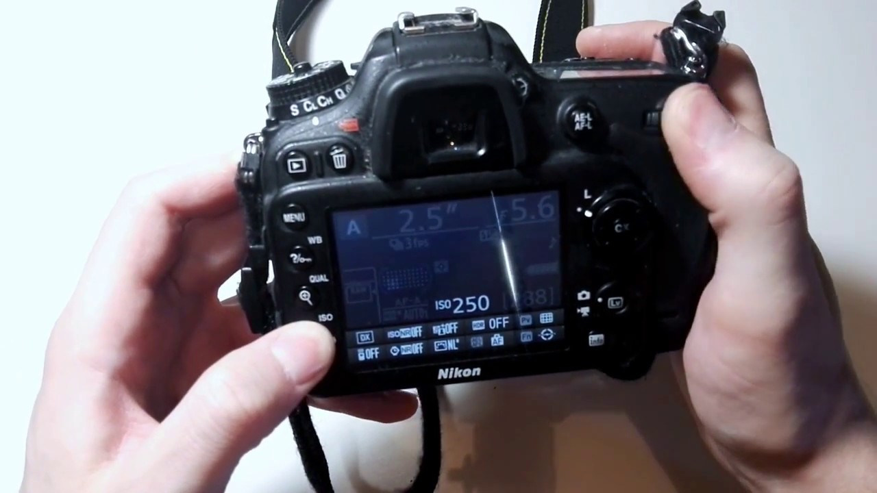 Как настроить ISO в фотоаппарате Nikon D7000/D7100/D7200