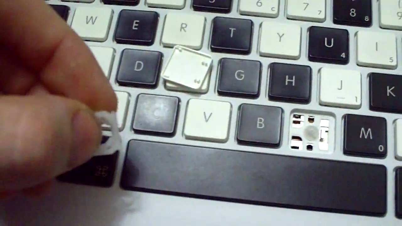 Annoying plastic brackets under the keys