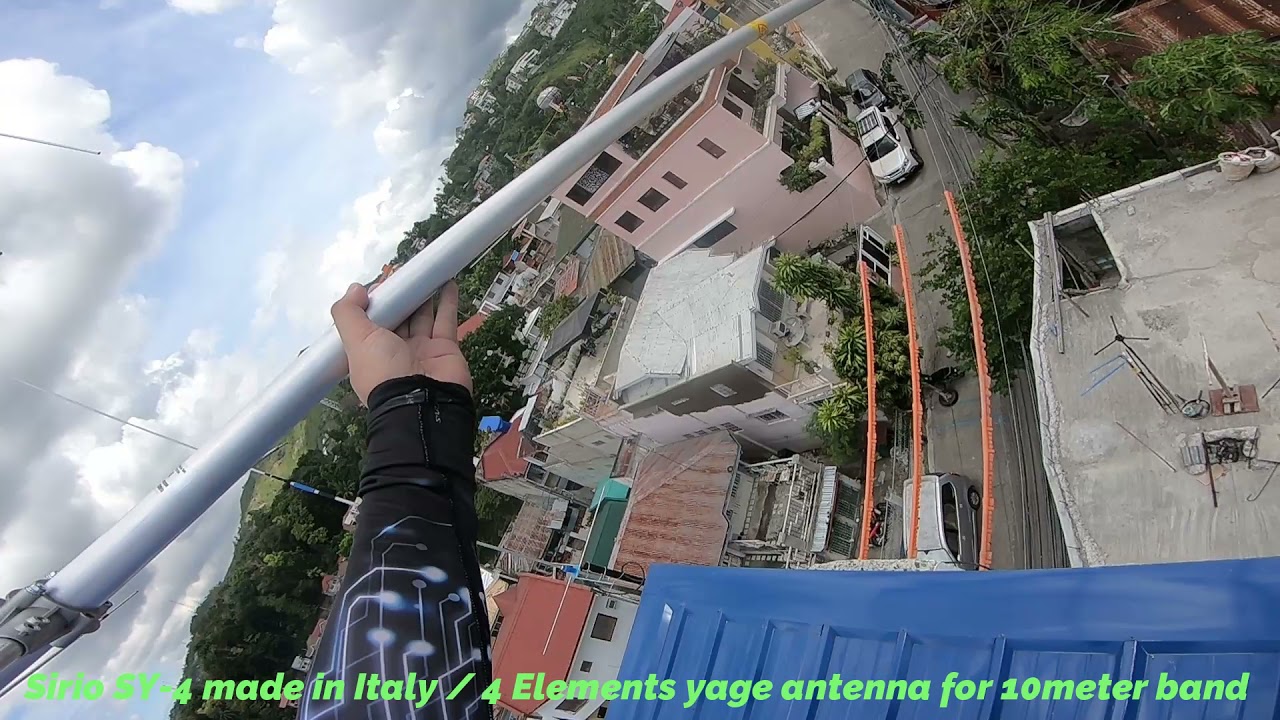 Sirio SY 4 Elements yage tunable antenna 26.5-30mhz