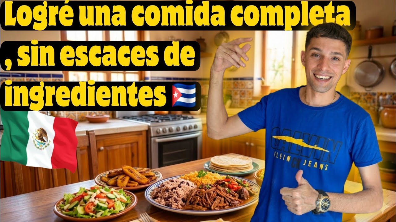 😱 En México si pude hacer una comida cubana sin la ausencia de ningún ingrediente 🇲🇽