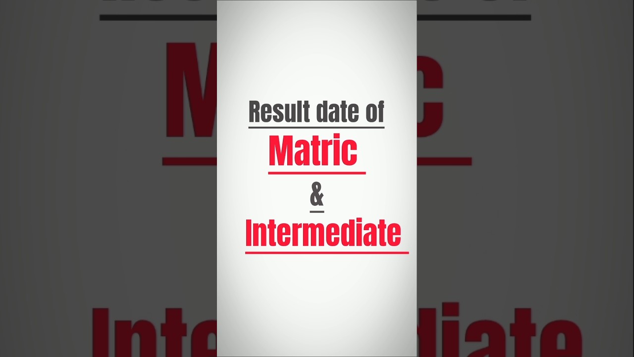 Matric & Intermediate Result Date 2026 | 9th 10th 11th 12th Class Result | Punjab Board Update