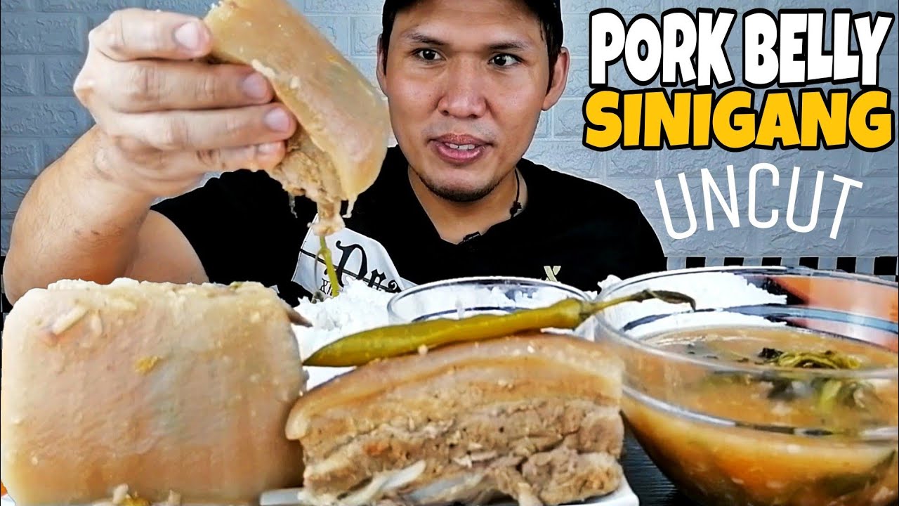 SINIGANG NA BABOY MUKBANG (MELTS IN YOUR MOUTH) | MUKBANG PHILIPPINES | FILIPINO FOOD MUKBANG
