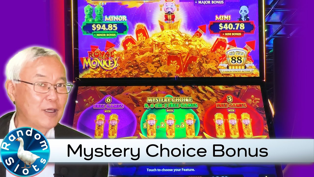 Бонус «Загадочный выбор» в игровом автомате Gold Stacks 88 Royal Monkey