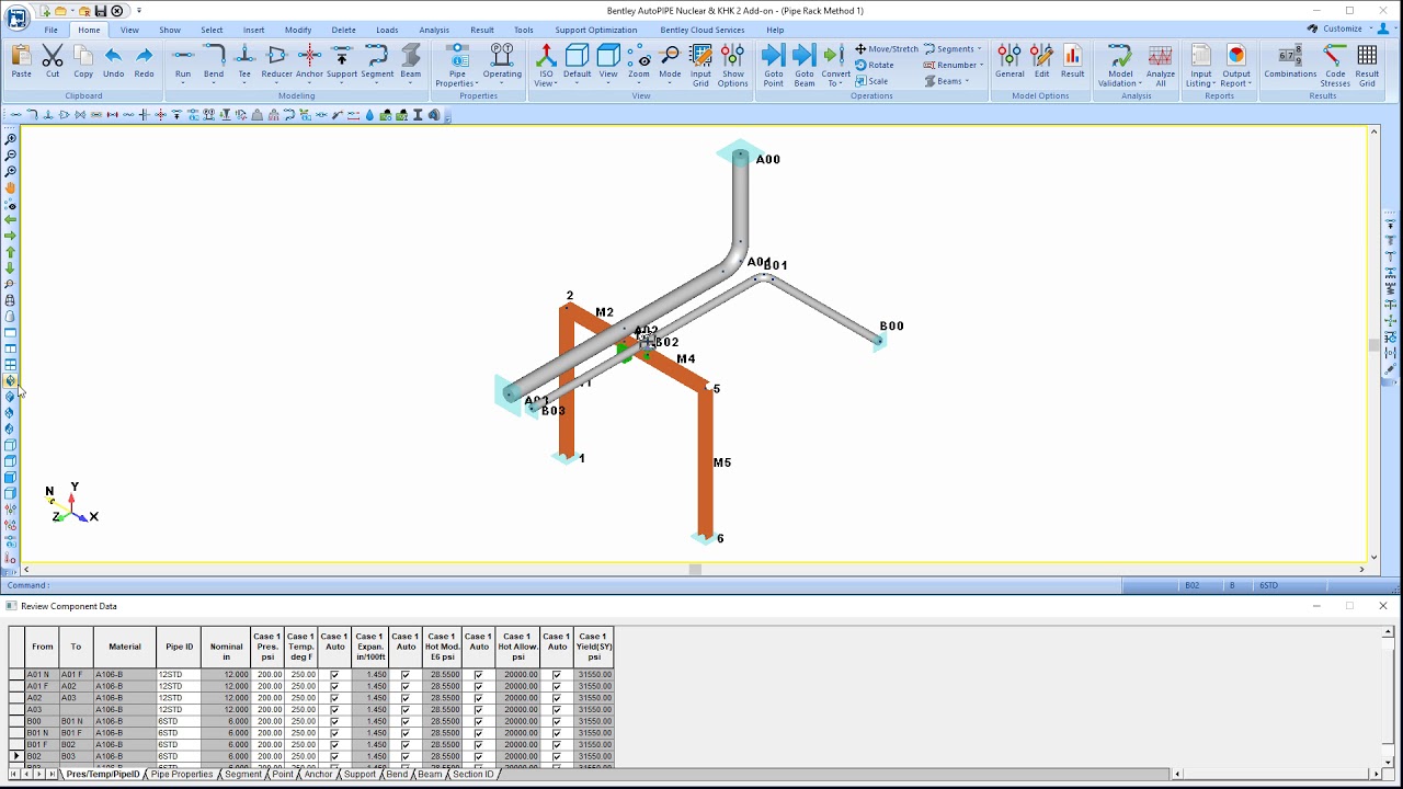 AutoPIPE Modeling Approaches - Frames