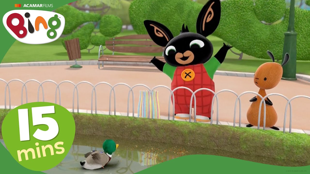 Bing and Sula are feeding the ducks today! | 15+ Minutes | Bing English