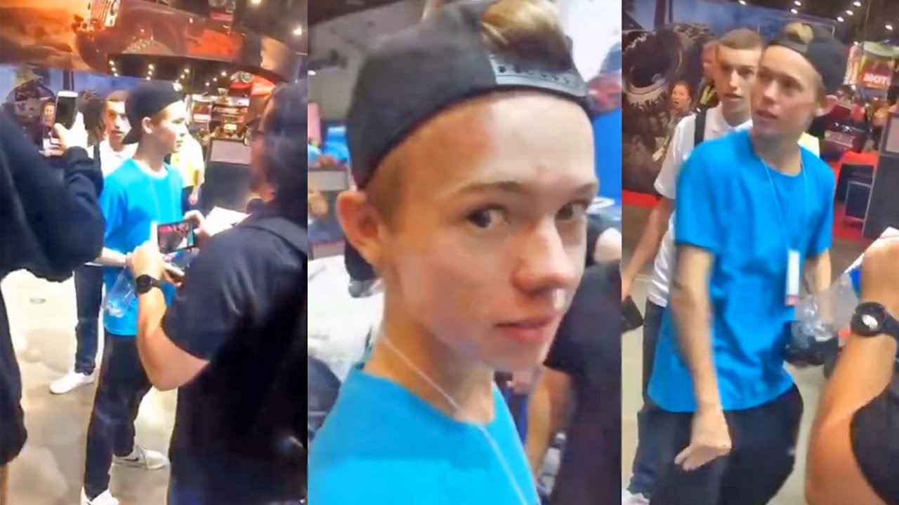 TANNER FOX BREAKS FANS iPHONE ON CAMERA